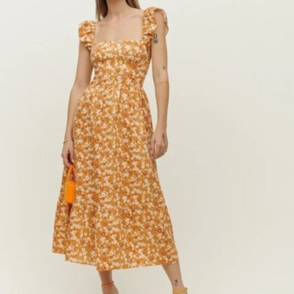 Reformation | Lucila Linen Dress - Picture 2 of 7